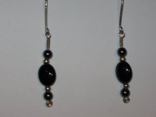 E-20 sterling silver wire with hematite, onyx, and sterling silver beads $12.jpg